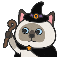 chou2_cat giphyupload 魔法 臭臭 chou2cat Sticker