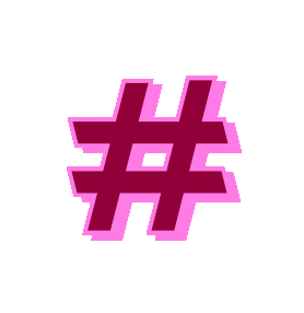 Hashtag Sticker by Elementor