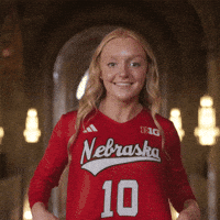 Nebraska Volleyball GIF by Huskers