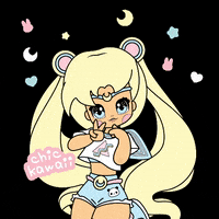 chickawaii love sweet link sailor moon GIF