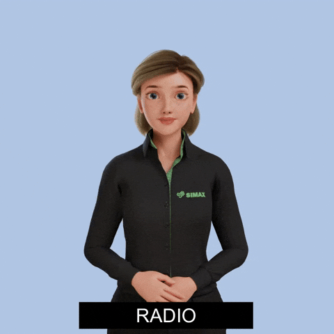 Radio Avatar GIF by Sign Time - SiMAX