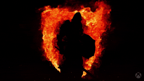 Bethesda Softworks Fire GIF by Xbox