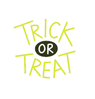 Trick Or Treat Halloween Sticker