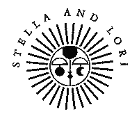 Black And White Sun Sticker by Stella and Lori