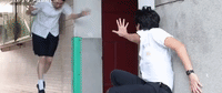 awkward darren wang GIF