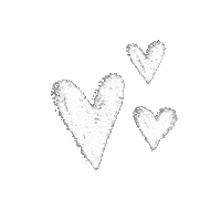 Whitehearts Hearts Sticker by Loxy's Hair Boutique