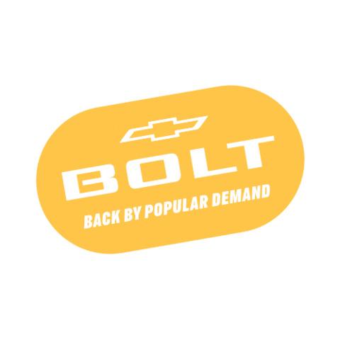 Electric Vehicle Bolt Sticker by Chevrolet
