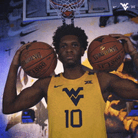 College Basketball Mountaineers GIF by WVU Sports