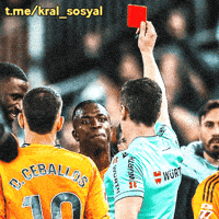 Red Card Vini Jr GIF by Kral Sosyal