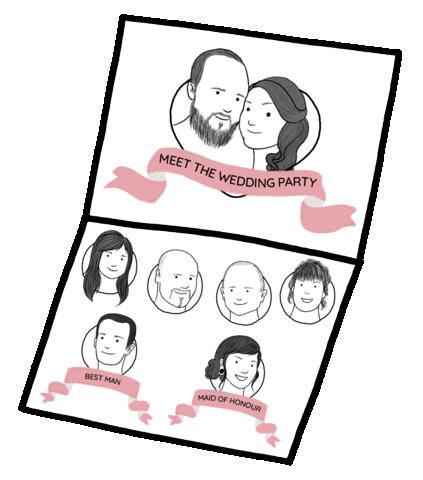 twotabbies wedding envelope invitation invite Sticker