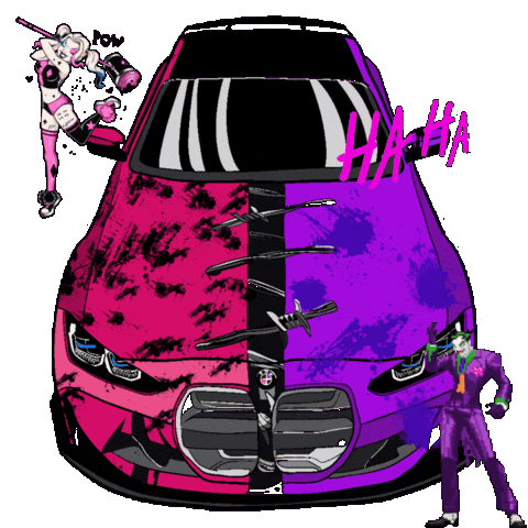 Harley Quinn Car Sticker