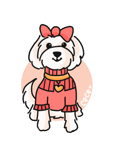 Cute Dog Sticker