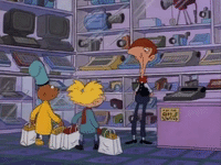 hey arnold nick splat GIF