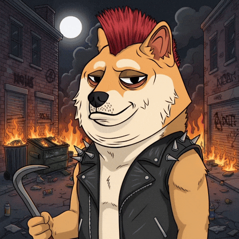 Shiba Inu Fire GIF by Doge Pound