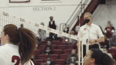 Celebration Volleyball GIF by Colgate Athletics