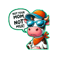 Vegan Milk Sticker by Natur-Clean-up