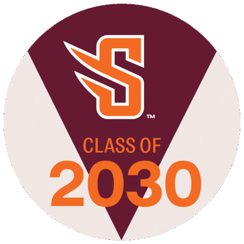 Celebrate River Hawks Sticker by Susquehanna University