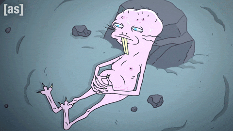 Look Up Naked Mole Rat GIF by Adult Swim
