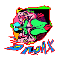 artist morph STICKER by Dax Norman