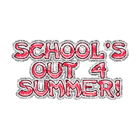 Schools Out Summer Sticker by imoji