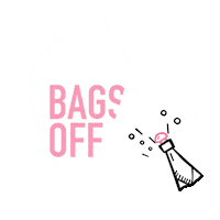 BagsOff love heart logo shopping Sticker