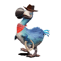 Howdy Yee Haw Sticker by Dodo Australia