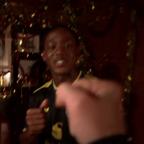 Christmas Fist Bump GIF by Manchester United