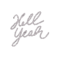 Ivonne_Rode lettering hell yeah schrift ivonnerode Sticker