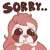 Sad Sloth Sticker