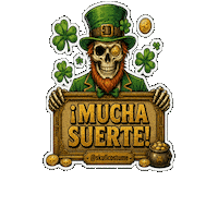 San Patricio Halloween Sticker