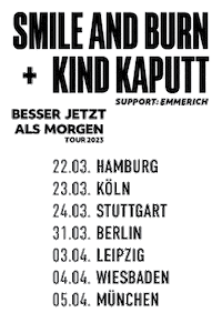 Smile And Burn Sticker by Kind Kaputt