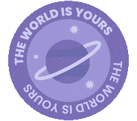 Space Stars Sticker by Lo Harris