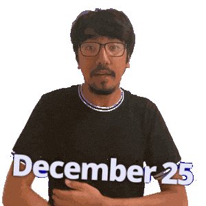 December 25 Sticker