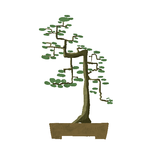 ymke_pdf giphyupload green japan plant Sticker