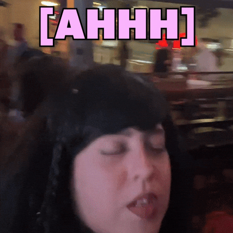 Nervous Scream GIF