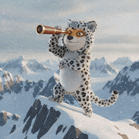 Searching Snow Leopard GIF by Doge Pound