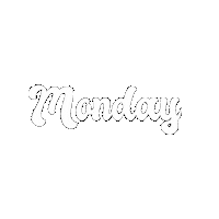 Monday Week Sticker by 615 Collection