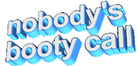 booty call Sticker by AnimatedText
