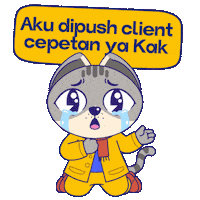 Cat Please Sticker by KOL.ID