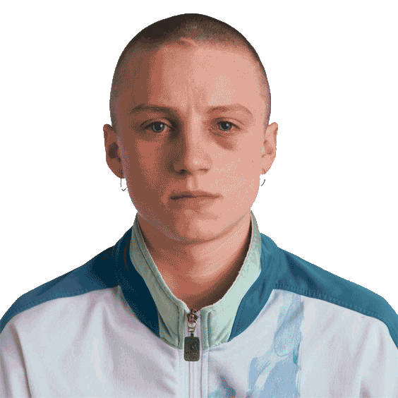 Skhizein sad cry teen bad boy Sticker