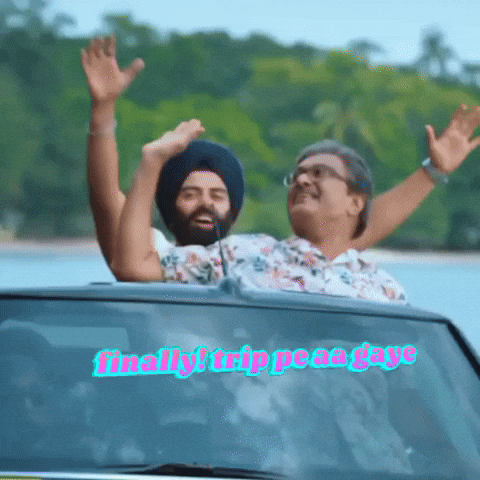 sakshi001 giphycreatortest friendship goals travel time travel mode on GIF