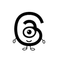 social_hippo social media threads social hippo Sticker
