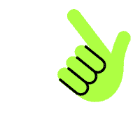 TodayBranding sticker today bright fingergun Sticker