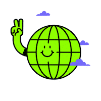 TodayBranding peace world today globe Sticker