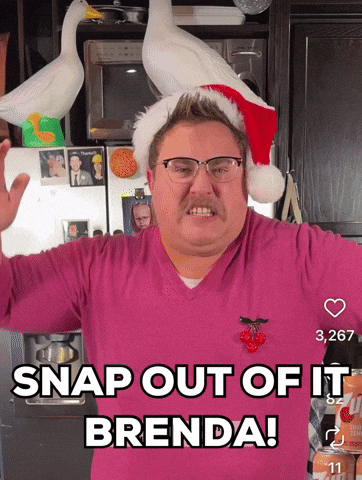 Youre Crazy Get It Together GIF by Jess Stempel