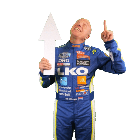 Point Up Tom Coronel Sticker by Coronel Dakar