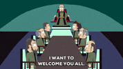 meeting hello GIF by South Park 