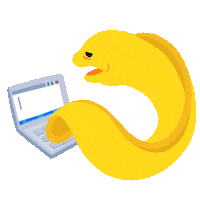 Tired Marine Life Sticker by pikaole