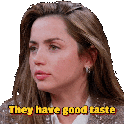 Tastes Good Ana De Armas Sticker by First We Feast