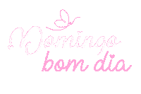 criativosdareh bom dia rosa domingo branco Sticker